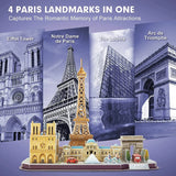 3D Puzzles for Kids Ages 8-10 12-14 Pairs Cityline Arts Crafts for Girls Ages 8-12 Architecture STEM Projects for Kids Ages 8-12, Toys Gifts for 8 Year Old Girls Eiffel Tower, Notre Dame De Paris