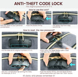 Unisex Anti-Theft 15.6” Laptop Backpack with Lock - for Travel, Business, College, and Outdoor