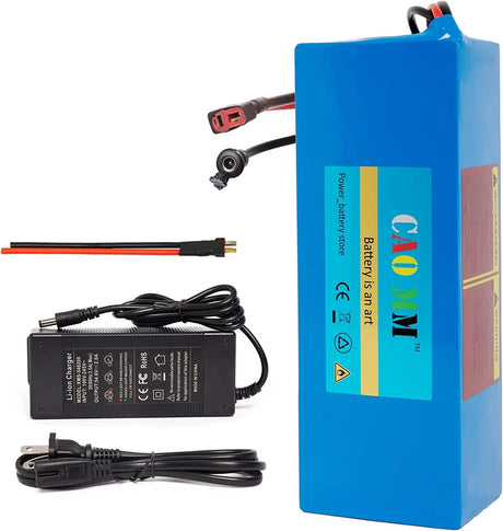 48V Battery, 10Ah/ 14AH/ 20AH Ebike Battery for 200-1200W Electric Bike Bicycle, Scooter and Other Motor