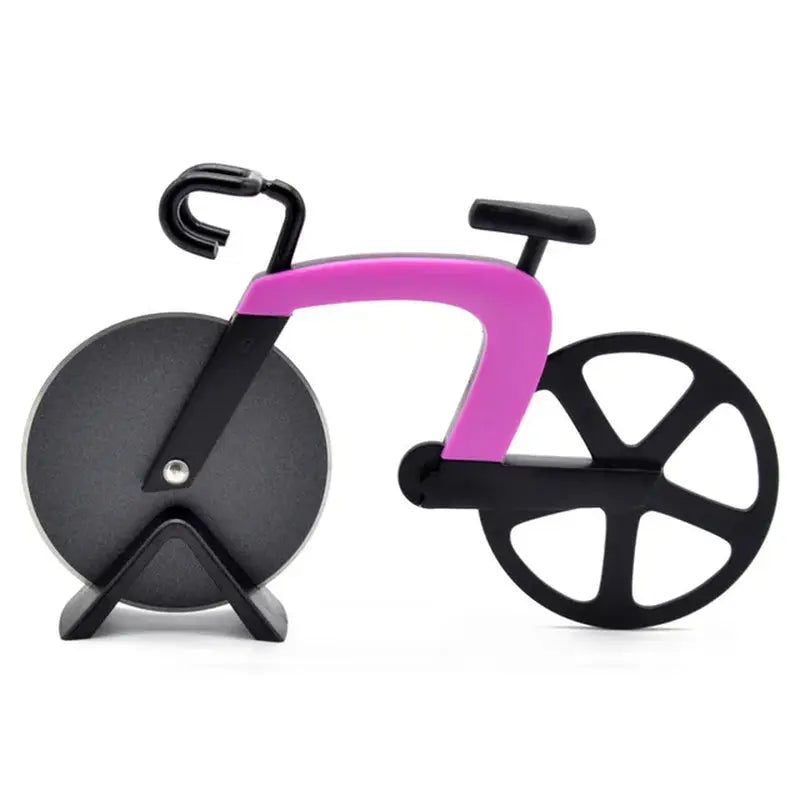 Kitchen Utensils Pizza Cutters Wheels Eco Friendly Stainless Steel Pizza Tools Creative Bicycle Design