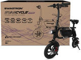 Swagcycle Pro Pedal-Free App-Enabled Folding Electric Bike with USB Port to Charge on the Go
