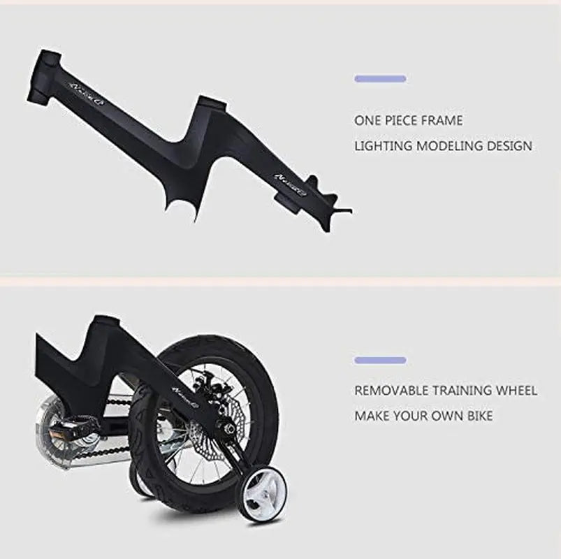 Training Wheel Bike, Kids Bike Boys Girls, BMX Mountain with Dual Disc Brake 12-14-16-18 Inch