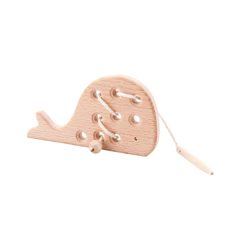 Baby Animal Threading Seesaw Toys Wooden Stacking Toys Blocks Game Montessori Hands-On Balance Ability Educational Children Gift