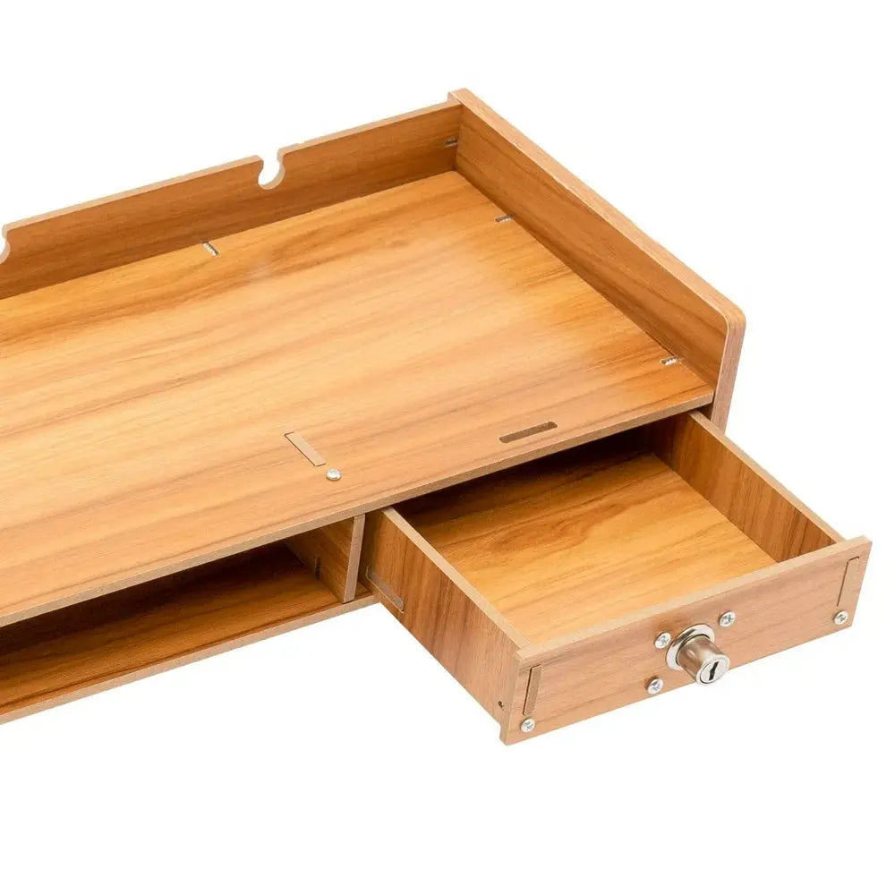 Desktop Laptop Support Shelf Wooden Monitor Screen Stand Shelf Supplies Computer Desktop Tabletop