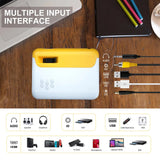 2800 Lumen Mini Led Home Projector P80 Portable Projetor 1080P Support Proyector for Home Video Beamer Children Gift