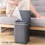 16L Smart Trash Can Automatic Sensor Dustbin Electric Waste Bin Waterproof Wastebasket for Kitchen Bathroom Recycling Trash