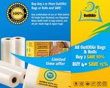 100 Vacuum Sealer Bags: Pint Size (6" X 10") by  Works with Foodsaver & Other Machines - 33% Thicker BPA Free, Commercial Grade, 6 X 10 Inches