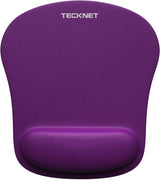 Mouse Pad with Wrist Support, Ergonomic Gaming Mouse Pad Pain Relief, Portable Comfortable Mousepad for Computer, Laptop, Office, Home and Travel, Non-Slip Base, Waterproof Surface, Purple