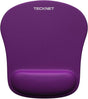 Mouse Pad with Wrist Support, Ergonomic Gaming Mouse Pad Pain Relief, Portable Comfortable Mousepad for Computer, Laptop, Office, Home and Travel, Non-Slip Base, Waterproof Surface, Purple