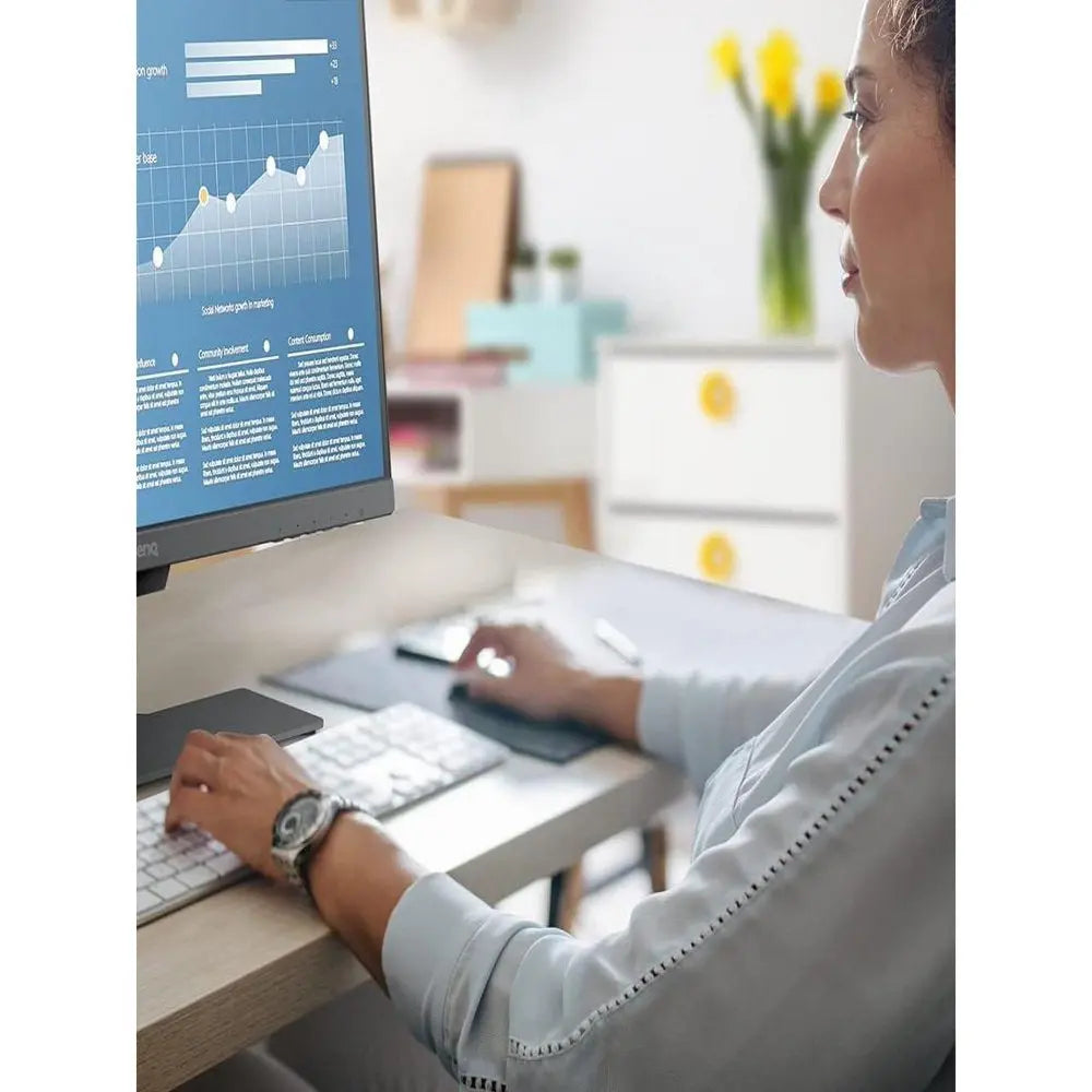 GW2780 27 Inch IPS 1080P FHD Computer Monitor with Built-In Speakers, Proprietary Eye-Care Tech, Adaptive Brightness for Image Quality, Ultra-Slim Bezel and Edge to Edge Display