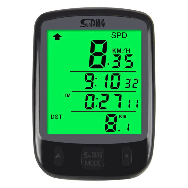 Bike Bicycle Speedometer Cycle Digital Odometer Computer Waterproof LCD Wireless