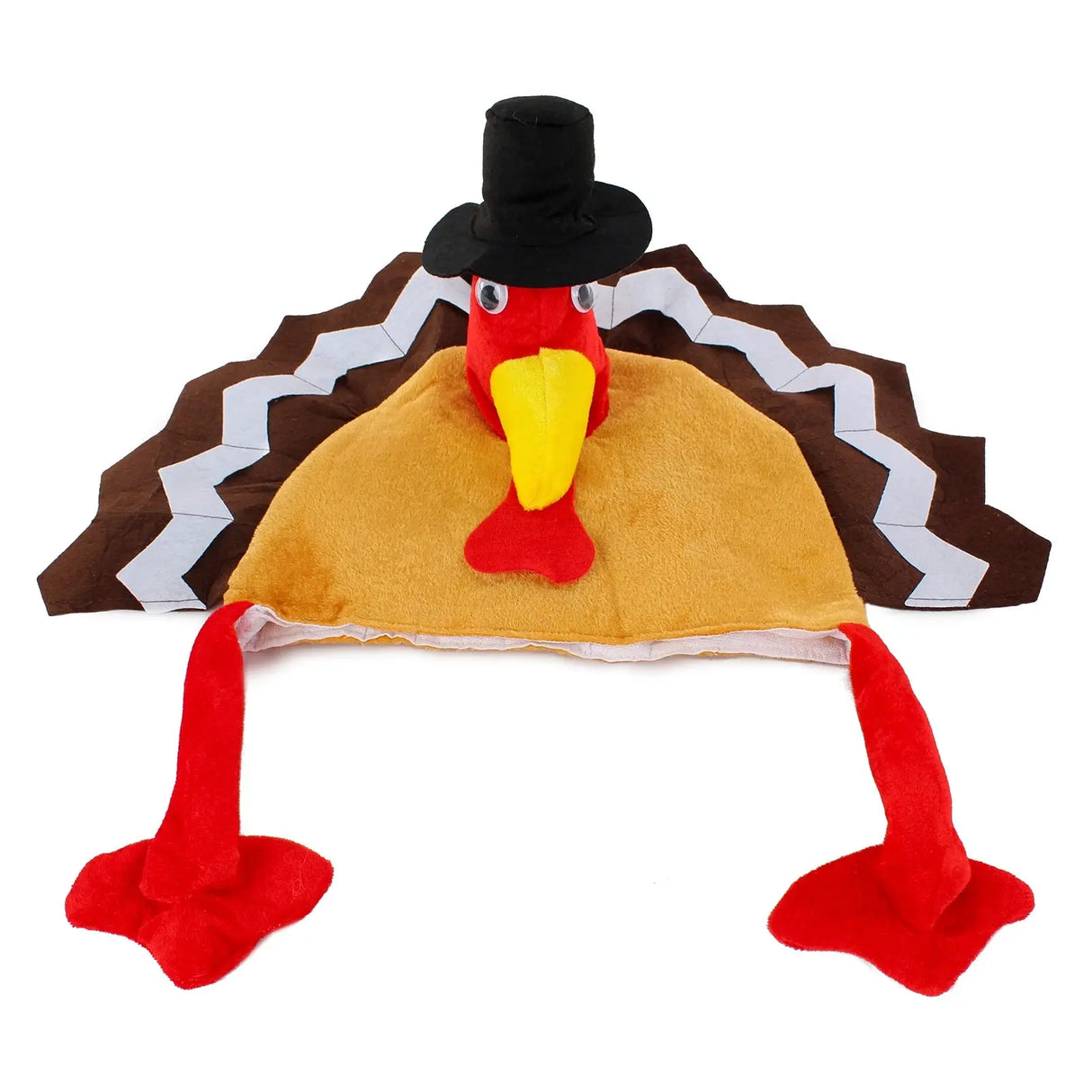 1Pcs Funny Carnival Chicken Leg Hat Christmas Thanksgiving Decoration Turkey Hat Adult Carnival Hat Party Festive Cap