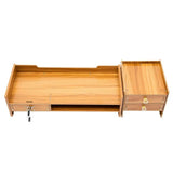 Desktop Laptop Support Shelf Wooden Monitor Screen Stand Shelf Supplies Computer Desktop Tabletop