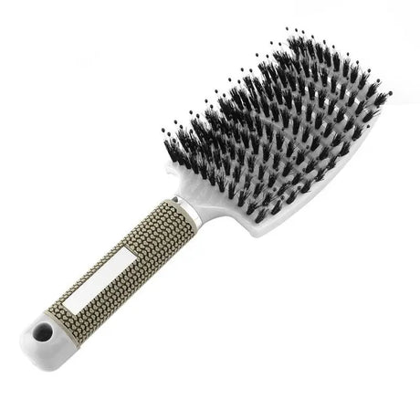 Women Hair Scalp Massage Comb Bristle Nylon Hairbrush Wet Curly Detangle Hair Brush for Salon Barber Hairdressing Styling Tools