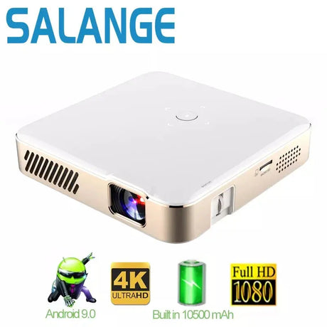 S350 Mini DLP Projector Smart TV Android 9.0 Wifi Pico Protable 1080P Outdoor 4K Cinema for Smartphone Miracast Airplay