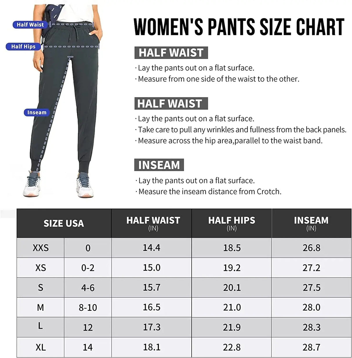 Women Lightweight Joggers Pants Quick Dry Running Sweatpants Athletic Workout Track Pants- 27.5 Inches Trousers Pantalones Women