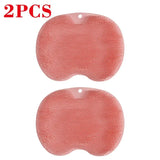 2 PCS Exfoliating Shower Massage Scraper Back Massage Brush Silicone Foot Scrubber Suction Cup Non-Slip Bath Mat Body Cleansing