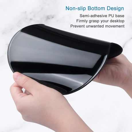 Mouse Pad, Ergonomic Mouse Pad with Gel Wrist Rest Support, Gaming Mouse Pad with Lycra Cloth, Non-Slip PU Base for Computer, Laptop, Home, Office & Travel, Sky Spirit