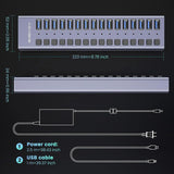 Powered USB Hub -  16 Ports 90W USB 3.0 Data Port, Aluminum Housing, Individual On/Off Switches, 12V/7.5A Power Adapter, 5Gbps High Speed, USB 3.0 Hub for Laptop, PC, Computer, Mobile HDD