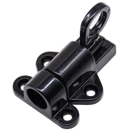 1 Pcs Aluminum Alloy White/Gray Window Gate Security Pull Ring Spring Bounce Door Bolt Automatic Latch Lock Black Grey Window