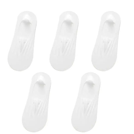 5Pairs Women Invisible Boat Socks Breathable Silicone Non-Slip Ultra-Thin Sock Slippers High Quality Elastic Ice Silk Low Sox