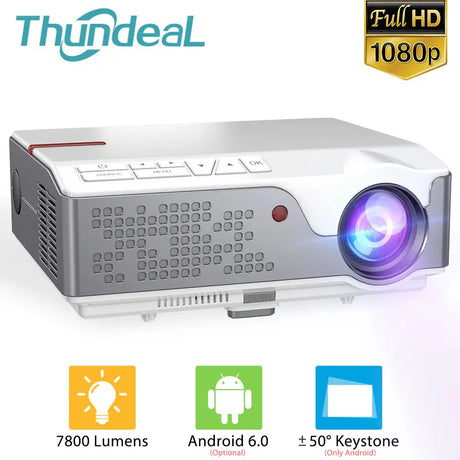Full HD 1080P Projector TD96 TD96W Android Wifi LED Proyector Native 1920 X 1080P 3D Home Theater Smart Phone Beamer