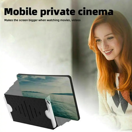 3D Phone Screen Magnifier Video Mobile Amplifier Universal Foldable Turn Your Phone into a Mini Movie Screen!
