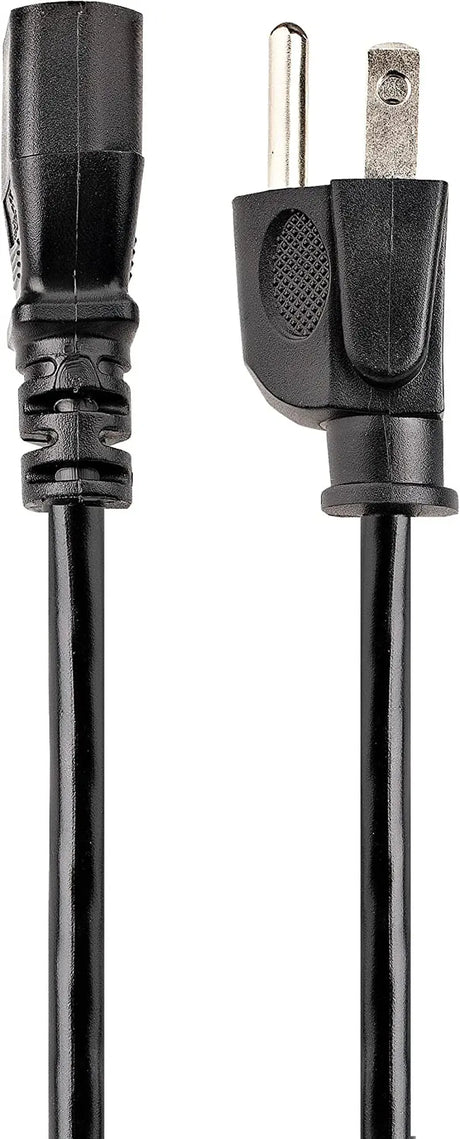 25Ft (7.6M) Computer Power Cord, NEMA 5-15P to C13, 10A 125V, 18AWG, Black Replacement AC Power Cord, Printer Power Cord, PC Power Supply Cable, Monitor Power Cable - UL Listed (PXT10125)