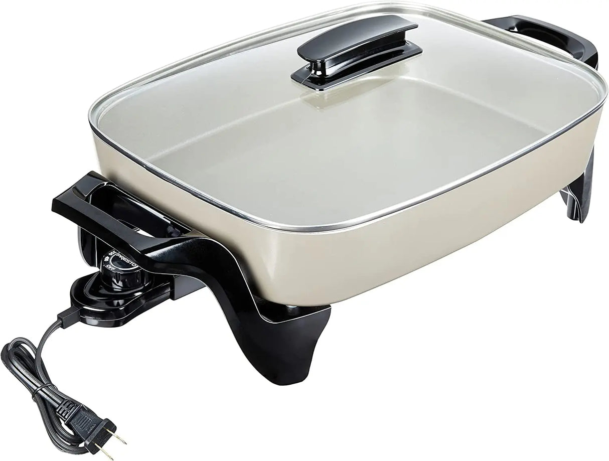, 16", Grey Ceramic 06856" Electric Skillet