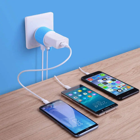 UK, Ireland, Dubai Travel Plug Adapter with Dual USB - USA Input - Type G - (U2U-7), Will Work with Cell Phones, Camera, Laptop, Tablets, Ipad, Iphone and More
