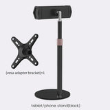 Portable Monitor Stand Height Adjustable Vesa Monitor Tablet Stand Free Standing Low Profile Desk Mount Monitor Support