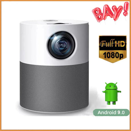 Mini Projector Full HD 1080P P40 LED Projetor 4K Video Bluetooth Beamer 5000 Lumen Android Projectors Smart Home Theater