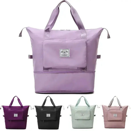 2023 Large Capacity Waterproof Luggage Bag for Universal Folding Travel Bag Dry Wet Separation Fitness Bag Handbag Travel Bag