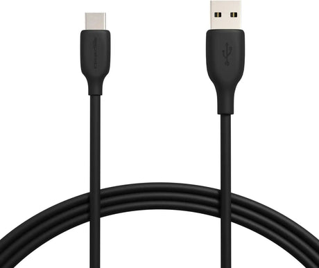 USB-C to USB-A 2.0 Fast Charger Cable, 480Mbps Speed, USB-IF Certified, for Apple Iphone 15, Ipad, Samsung Galaxy, Tablets, Laptops, 6 Foot, Black