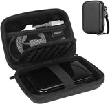 Hard Drive Case for Canvio Basics Western Digital WD Elements My Passport Seagate Portable Backup plus Slim 1TB 2TB 3TB 4TB USB 3.0, 2.5”, Samsung T9 Portable External Hard Drive Case -Black