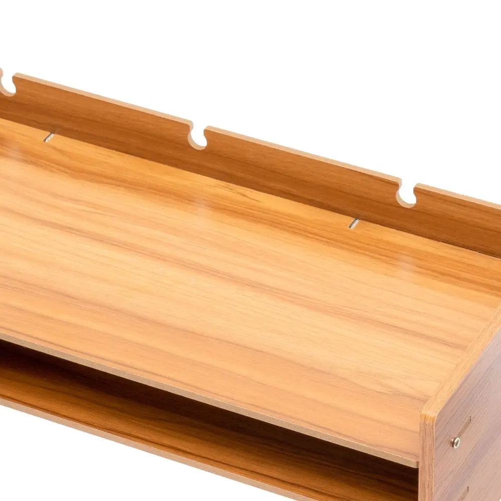Desktop Laptop Support Shelf Wooden Monitor Screen Stand Shelf Supplies Computer Desktop Tabletop