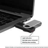 10-Pack  16GB USB 2.0 Flash Memory Stick Swivel Thumb Drives for Universal Data Storage at Home & the Office (Black)