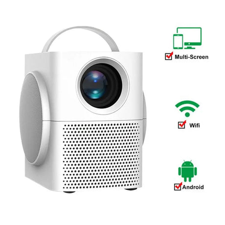 Android 9.0 Projector Full HD 1080P LED WIFI Video Projector Smart TV Box Home Theater Projector Cinema Mirror Movie Beamer