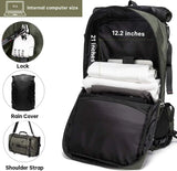 Travel Backpack, Carry on Backpack Durable Convertible Duffle Bag Fit for 15.6 Inch Laptop for Men and Women(Medium 35L)