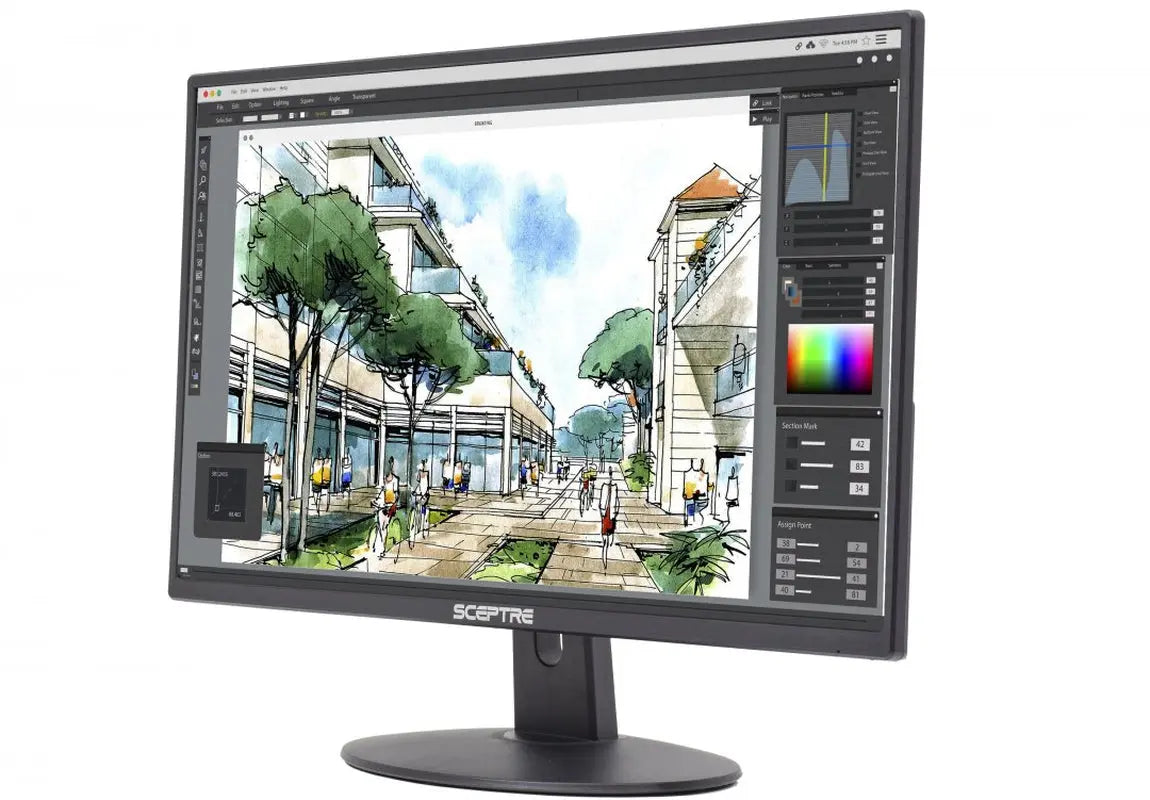 20" Ultra Thin 1600X900 HDMI VGA 75Hz 5Ms Frameless LED Monitor - E205W-16003R