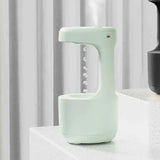Water Droplet Air Humidifier 800Ml Anti-Gravity Essential Oil Diffuser Night Light Weightless Sprayer Decorations Desk Lamps