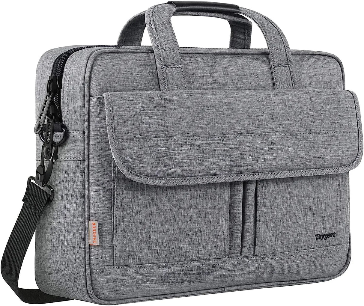 17 Inch Laptop Briefcase, Business Water Resistant Briefcase Carry on Case for for Men Women, Durable Professional Lightweight Portable Gifts Carry on Computer Bag with Strap, Grey
