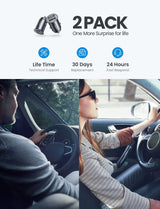 2 Pack Fast Mini Car Charger, 4.8A Metal Car Charger Adapter Flush Fit, Dual Port USB Car Charger Compatible with Iphone 14 13 12 Pro Max 8 plus 7 6S, Samsung Galaxy S23/10/9/8/7, Ipad Kindle