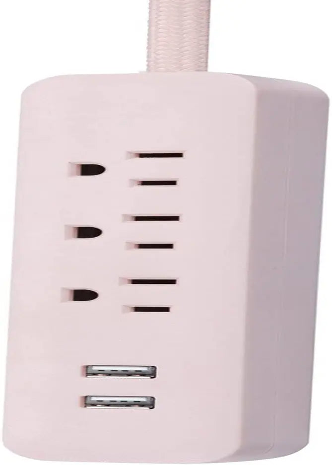 - 78257 Designer Series Power Strip, Rose 3 Outlet