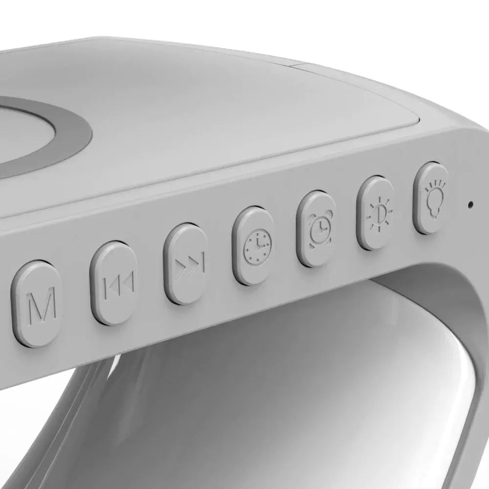 2023 New Intelligent G Shaped LED Lamp Bluetooth Speake Wireless Charger Atmosphere Lamp App Control for Bedroom Home Decor