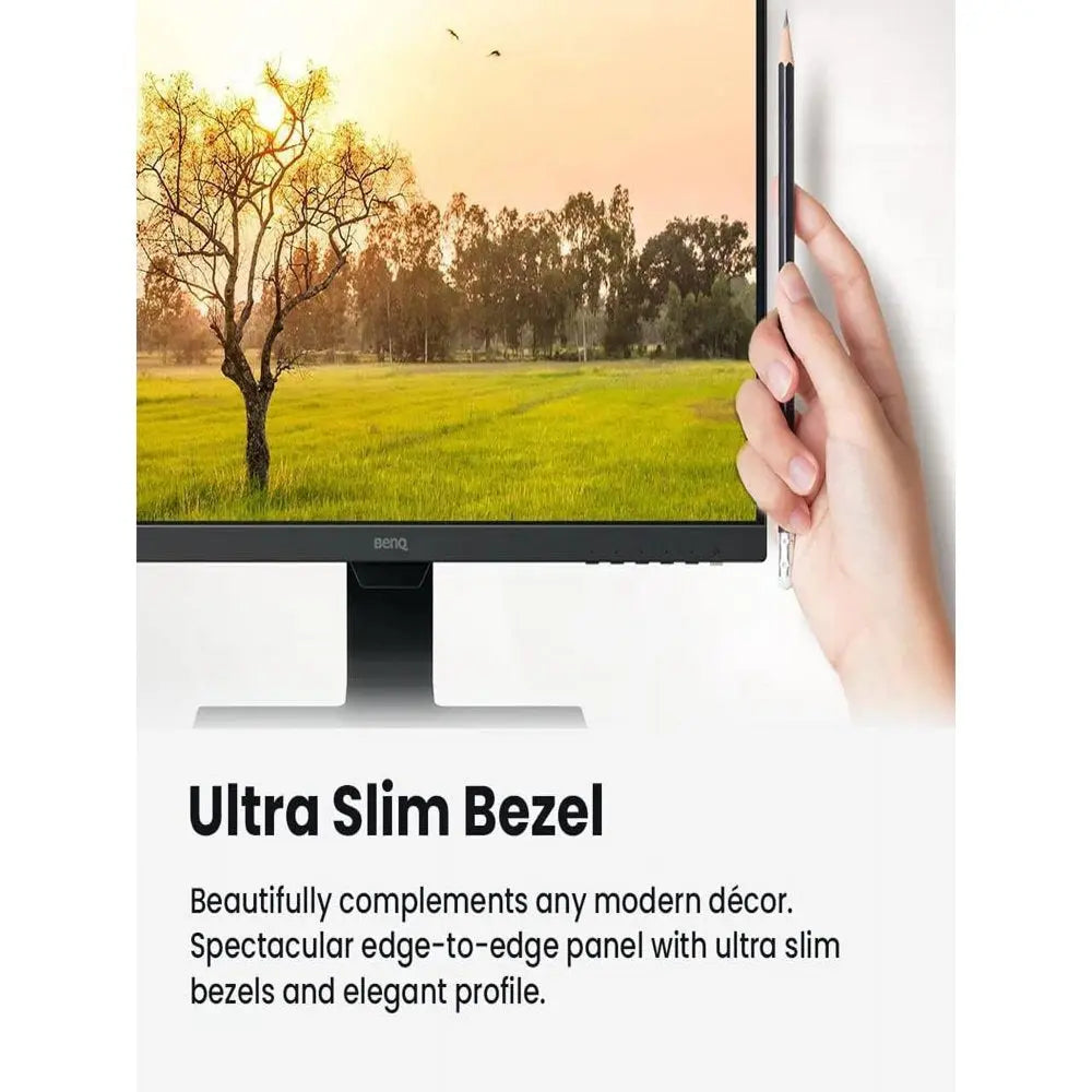 GW2780 27 Inch IPS 1080P FHD Computer Monitor with Built-In Speakers, Proprietary Eye-Care Tech, Adaptive Brightness for Image Quality, Ultra-Slim Bezel and Edge to Edge Display