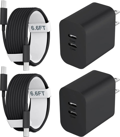 USB C Iphone 15 Fast Charger[Mfi Certified], 20W USB C Wall Charger Block Plug & 6.6FT USB C to C Fast Charging Cable Cord for Iphone 15 Pro Max/15 Pro/15/15 Plus,Ipad Pro 12.9"/11", Ipad Air 5/4