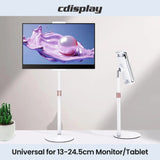 Portable Monitor Stand Adjustable Height Desktop Monitor Bracket for Ipad Phone 13-24.5Cm Tablet Monitor Support Holder