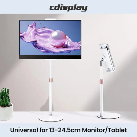 Portable Monitor Stand Adjustable Height Desktop Monitor Bracket for Ipad Phone 13-24.5Cm Tablet Monitor Support Holder