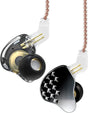 KBEAR Robin IEM, Stereo Wired in Ear Monitor Headphones, Powerful Resolution 1DD+4BA Hybrid Hifi Earphone Earbudss, Noise Isolating In-Ear Earphones with Detachable Cable 0.78Mm 2Pin (No Mic, Black)
